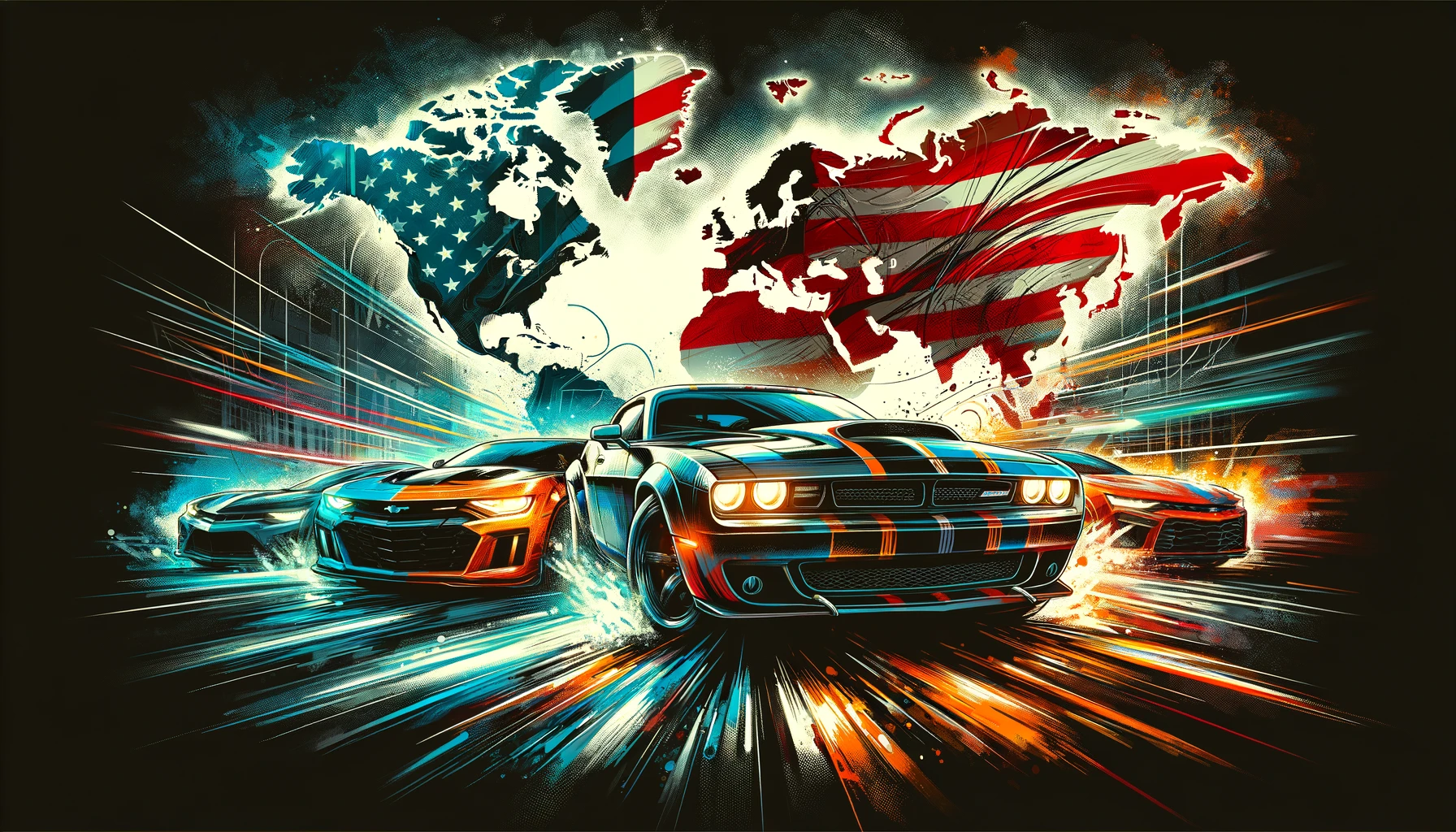 American Muscle Goes Global: Sport Cars Imported from the USA